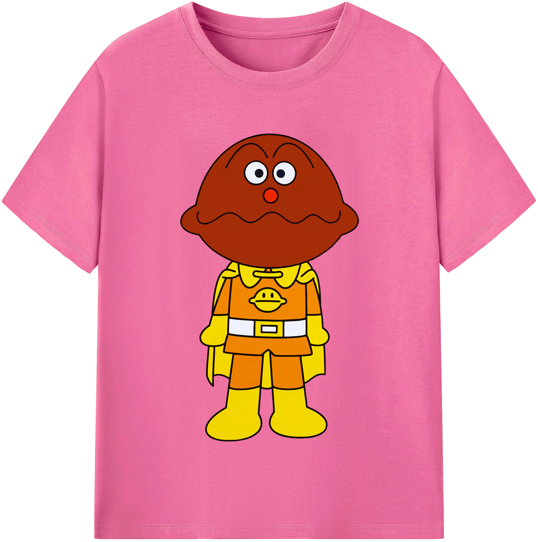 （画像用） アンパンマン Anpanman レディースカジュアルプリントTシャツ（綿100％）